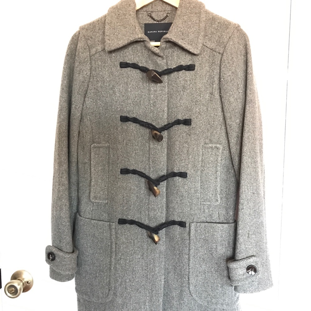 Banana Republic Classic Wool Peacoat Size Small
